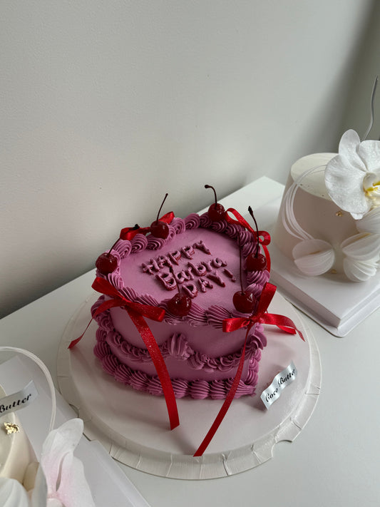 Vintage Cake - Heart