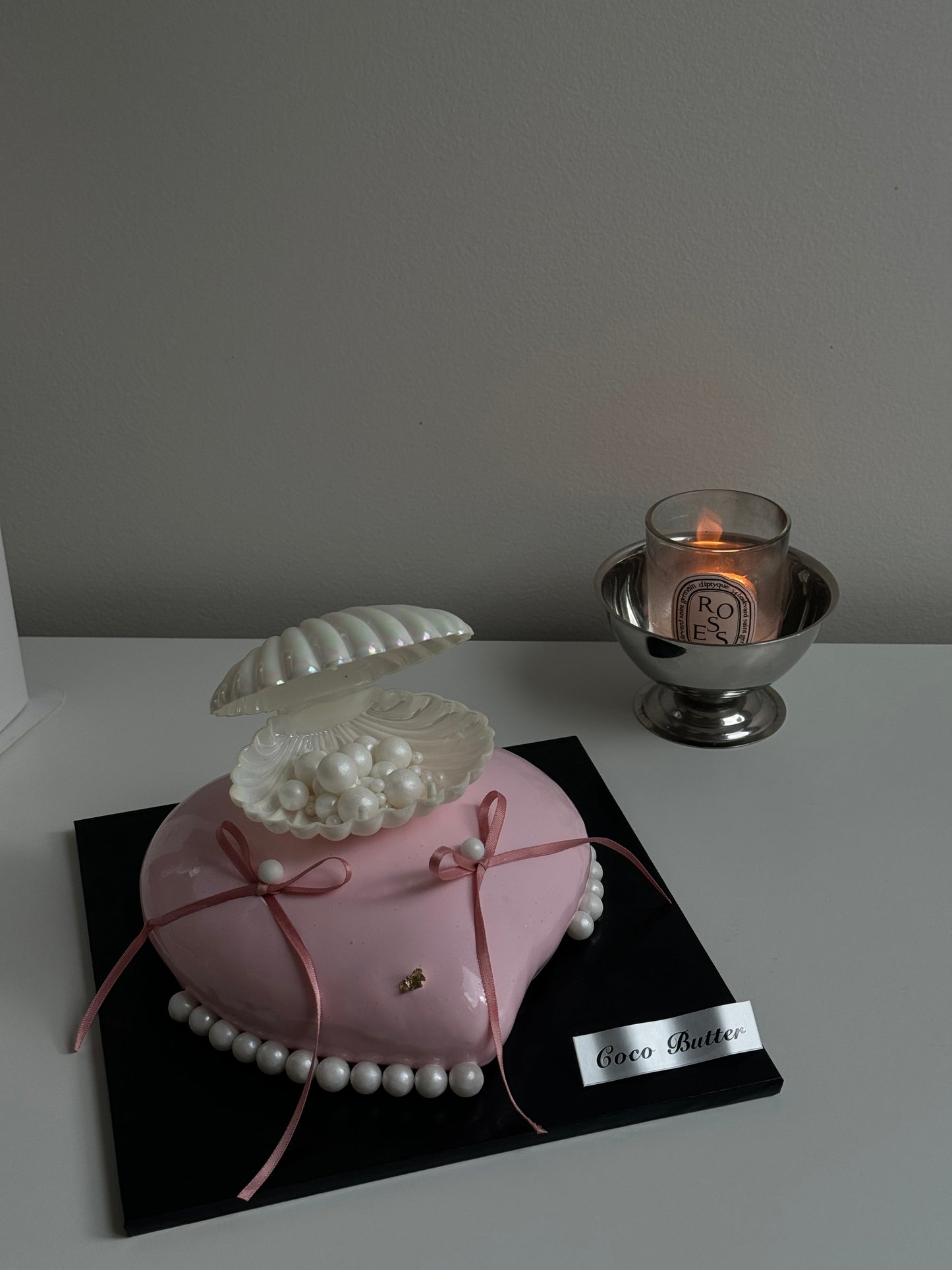 Pearls Heart Mousse